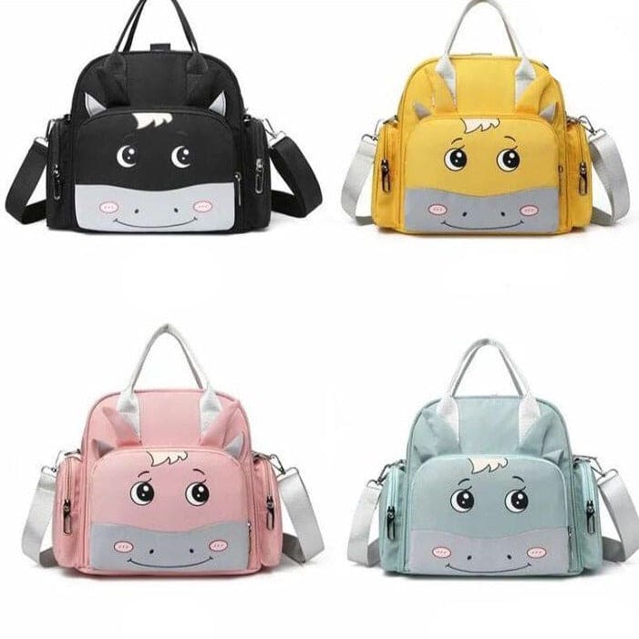 Luxury Multifunction Mother Backpack, Cartoon Cow Waterproof Diaper Bag, Fashion Mummy Baby Bag, Convenient Baby Nursing Bag, Oxford Cartoon Women Backpack, Large Capacity Women Handbag With Side Pockets, Mommy Multipurpose Bag Luxury Multifunction Mother Backpack, Cartoon Cow Waterproof Diaper Bag, Fashion Mummy Baby Bag, Convenient Baby Nursing Bag, Oxford Cartoon Women Backpack, Large Capacity Women Handbag With Side Pockets, Mommy Multipurpose Bag